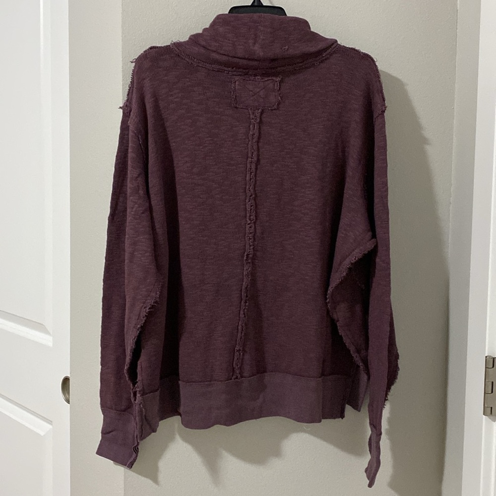 Free People Timmy Boxy Turtleneck Sweater - Picture 6 of 9